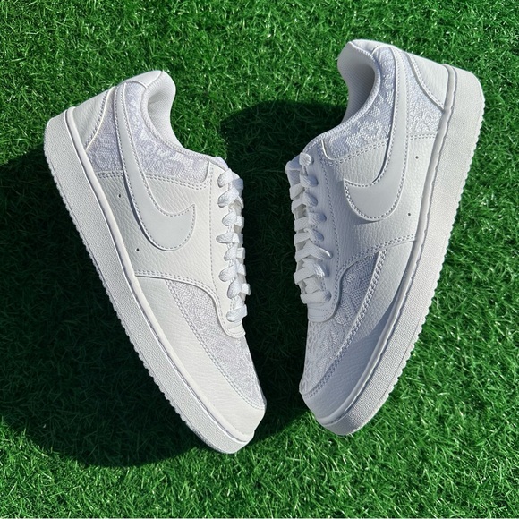 Nike Court Vision Low Triple White - Picture 7 of 12